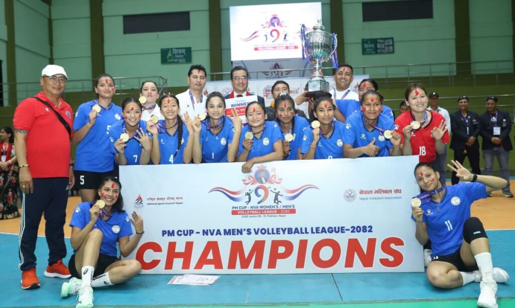 PM Cup NVA Womens Volleyball League winner