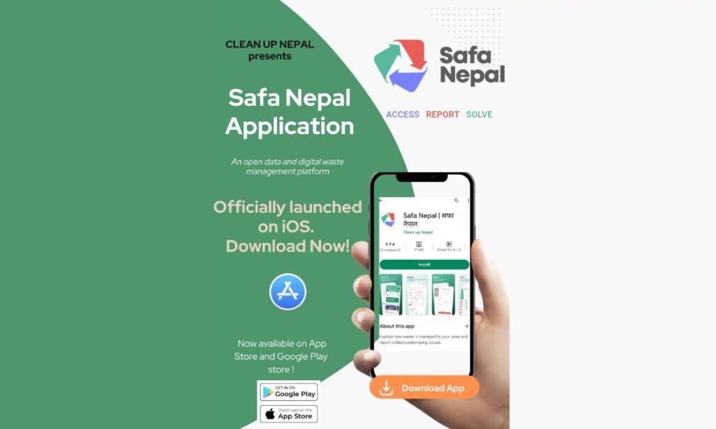 Report Garbage Instantly Using Safa Nepal App