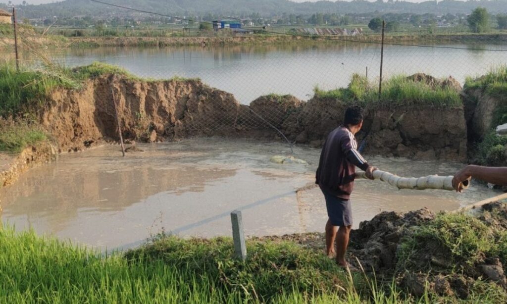 Sinks into Ground in Hetauda