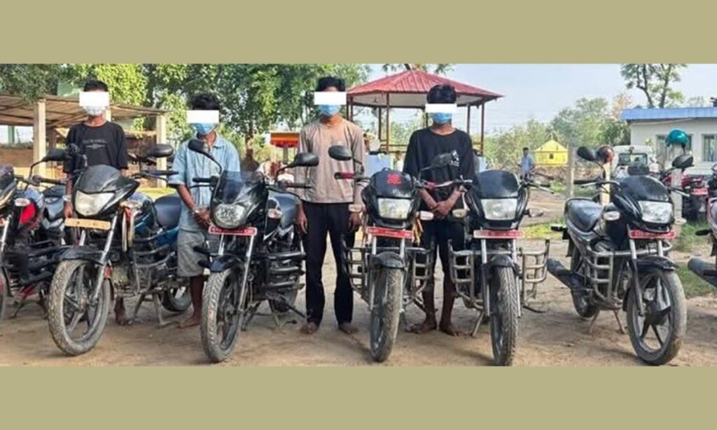 4 Arrested in Kailali for Motorcycle Theft, 8 Stolen Bikes Recovered