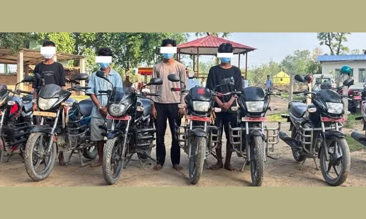 4 Arrested in Kailali for Motorcycle Theft, 8 Stolen Bikes Recovered