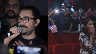 Aamir Khan Surprises Fans with Heartfelt Thanks During ‘Sitaare Zameen Par’ Theatre Screening