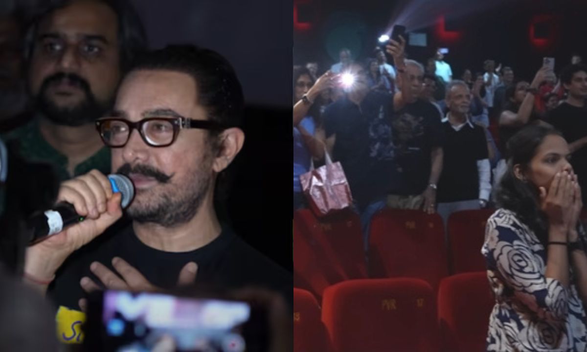 Aamir Khan Surprises Fans with Heartfelt Thanks During ‘Sitaare Zameen Par’ Theatre Screening