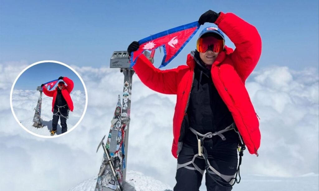 Actress Diya Poon Successfully Climbs Europe’s Tallest Peak, Mount Elbrus