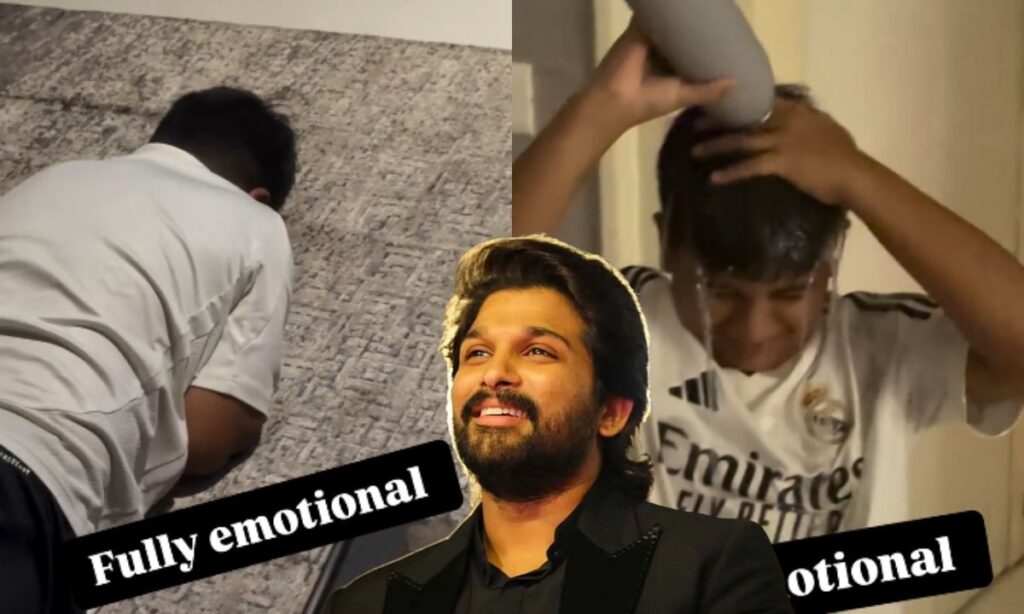 Allu Arjun’s Son Breaks Down in Tears After Virat Kohli’s IPL Win