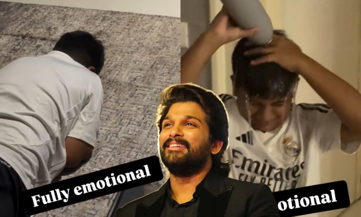 Allu Arjun’s Son Breaks Down in Tears After Virat Kohli’s IPL Win