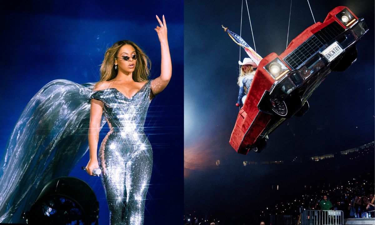 Beyoncé’s Flying Car Malfunction at Houston Concert Sparks Momentary Scare — But Show Goes On