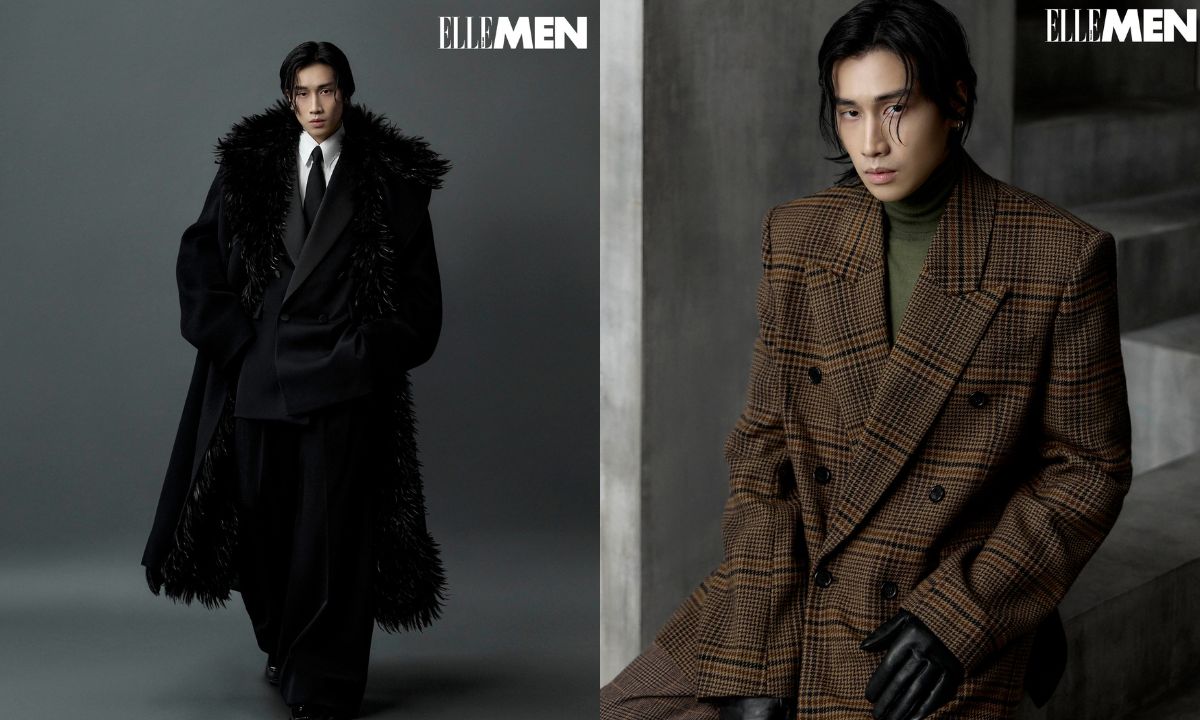Bible Wichapas Smolders in Saint Laurent as He Redefines Modern Elegance for ELLE MEN June