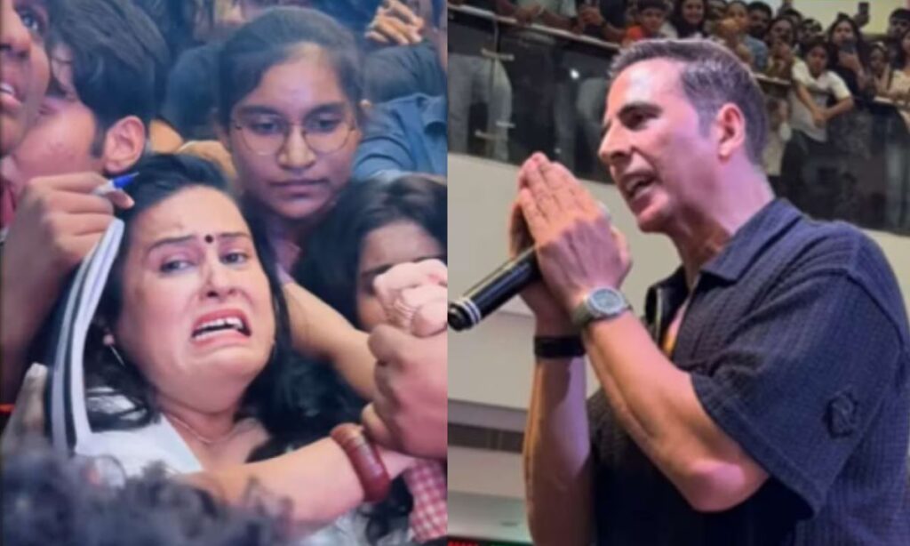 Chaos at 'Housefull 5' Pune Event: Akshay Kumar Pleads for Calm as Crowd Goes Out of Control