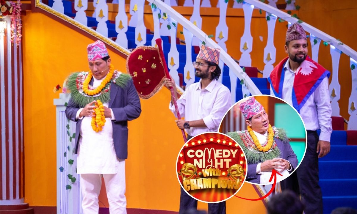 Comedian Prabhat Lama gets threats after acting as former king in a comedy show