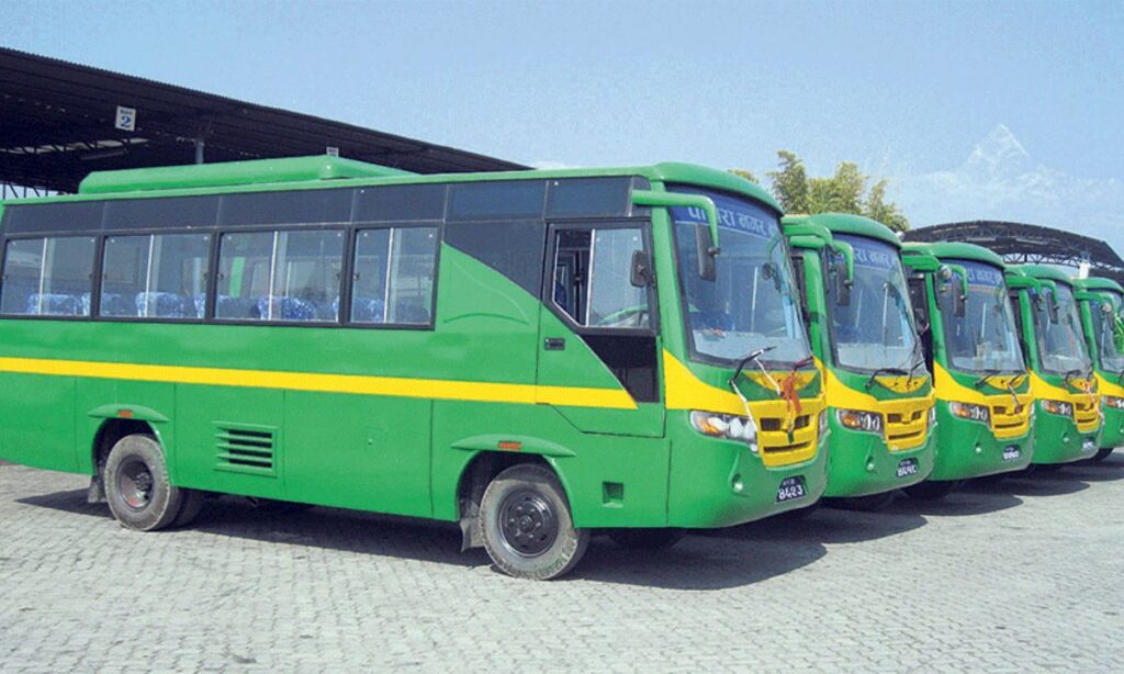 Half of Pokhara’s City Buses Fail Pollution Test