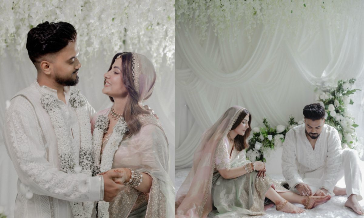 Hina Khan And Rocky Jaiswal Tie The Knot In Style With Manish Malhotra’s Elegant Designs
