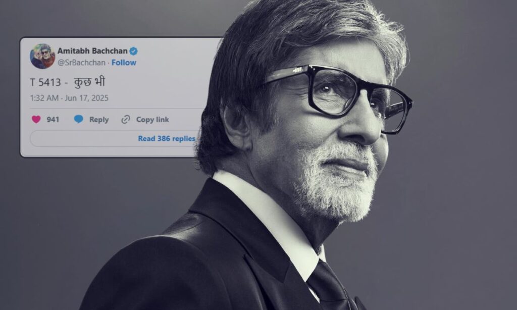 Kuch Bhi…” Amitabh Bachchan’s Strange Tweets Leave Fans Baffled — ‘What’s Going On