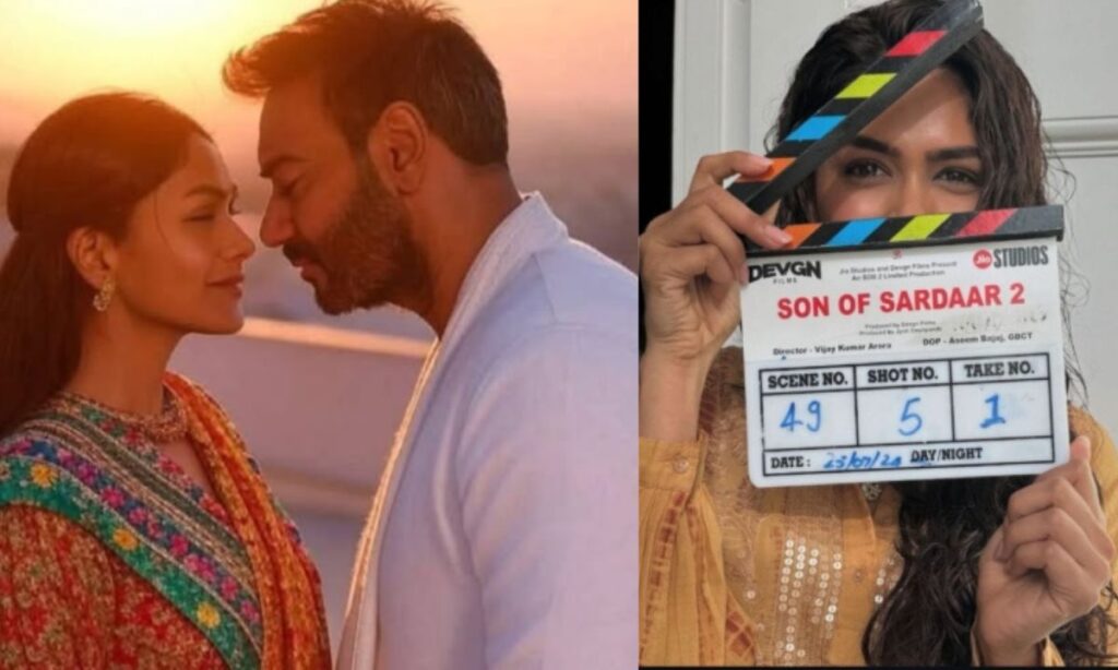 Mrunal Thakur Joins Ajay Devgn in 'Son of Sardaar 2': Romantic Comedy Shoot Wrapped, Fans Excited