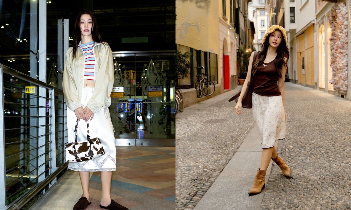 Namtan Tipnaree Stuns in Milan Ahead of Prada’s SpringSummer 2026 Menswear Show