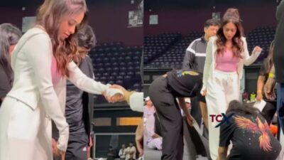 Nushrratt Bharuccha Slammed for Asking Volunteer to Untie Her Shoes at Yoga Day Event