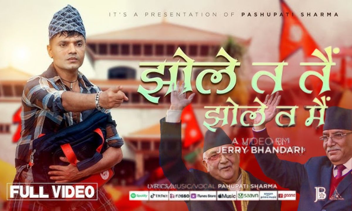 Pashupati Sharma Strikes Again with Satirical Song "Jhole Ta Tai, Jhole Ta Mai" Targets Oli, Deuba, Prachanda—and Even Rabi