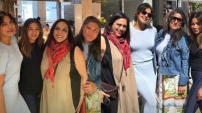 Priyanka Chopra Enjoys ‘Borderless Brunch’ with Sharmeen & Mira in US, Misses Family’s Heads of State Screening in India
