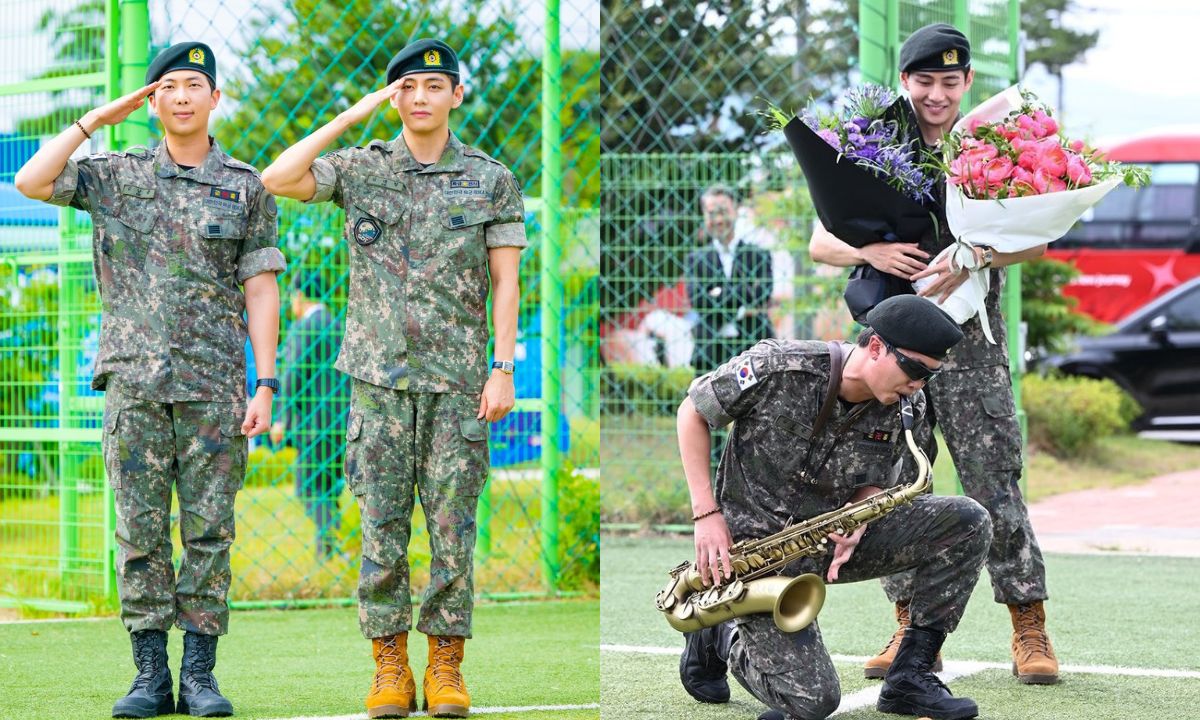 RM and V Discharged from Military, Promise BTS Comeback 'As Soon As Possible'