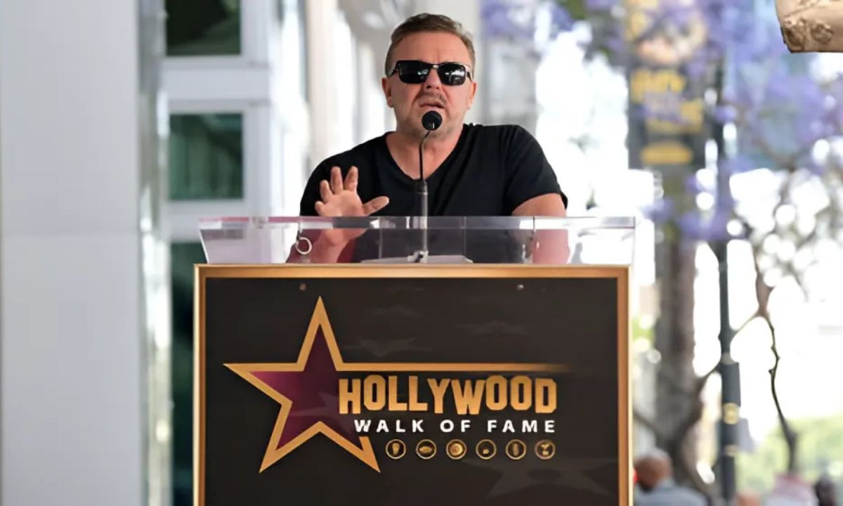 Ricky Gervais Receives Hollywood Walk of Fame Star Amid Controversial Speech
