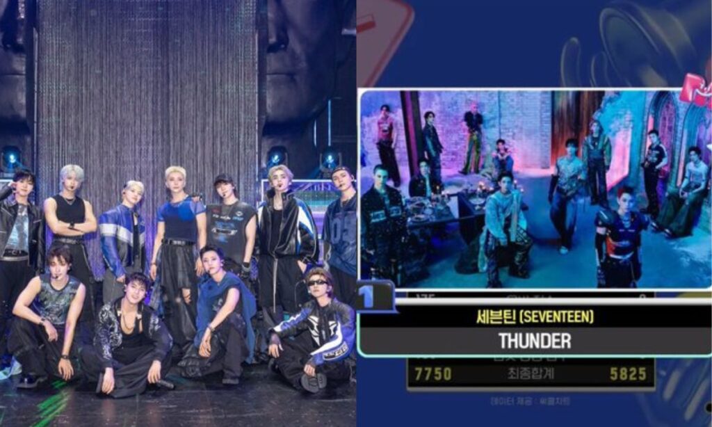 SEVENTEEN's 'THUNDER' Secures Double Crown on M Countdown, Marks 8th Win Overall