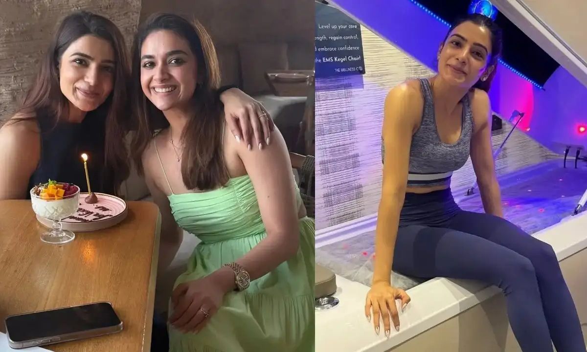 Samantha Ruth Prabhu’s June Dump: Lunch with Keerthy Suresh, Red Light Therapy, Healthy Breakfast & Happiness