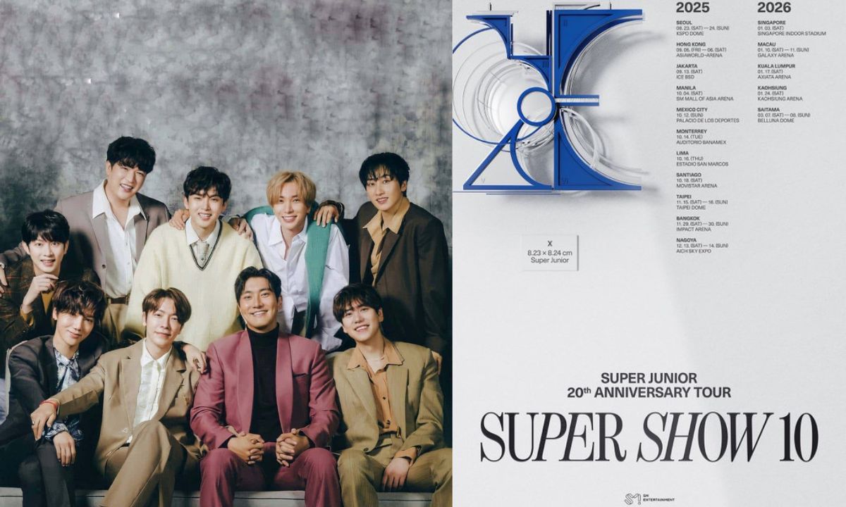 Super Junior Celebrates 20 Years with Global ‘Super Show 10’ Tour, Starting in Seoul This August