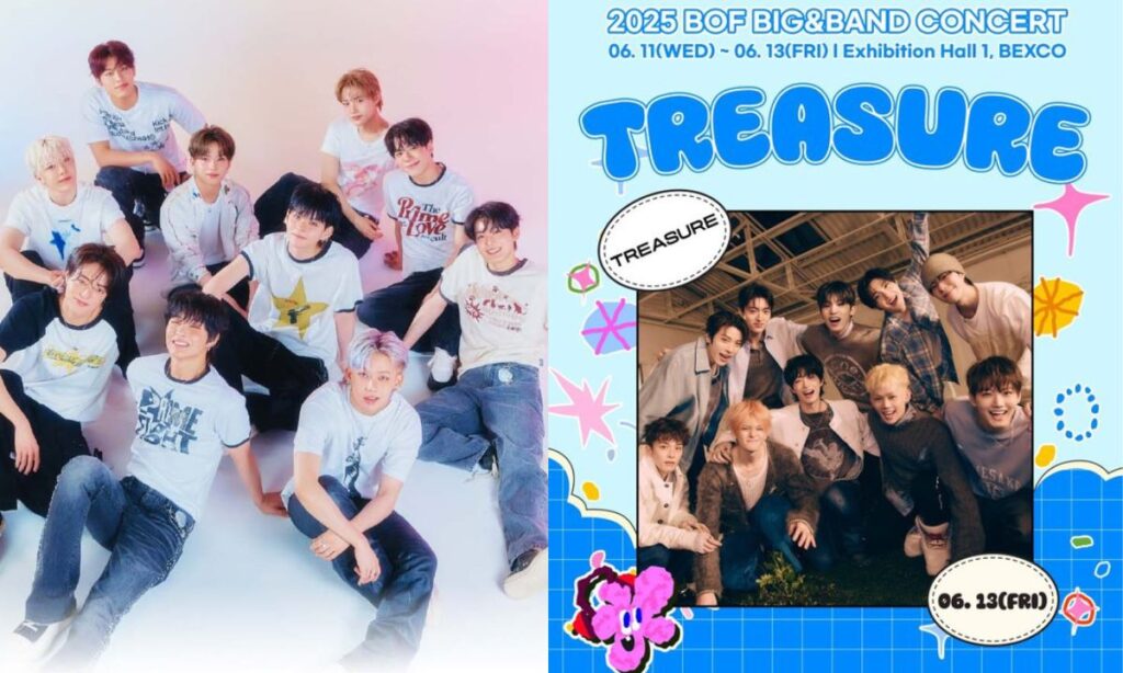 TREASURE to Headline 2025 BOF Big & Band Concert Finale in Busan