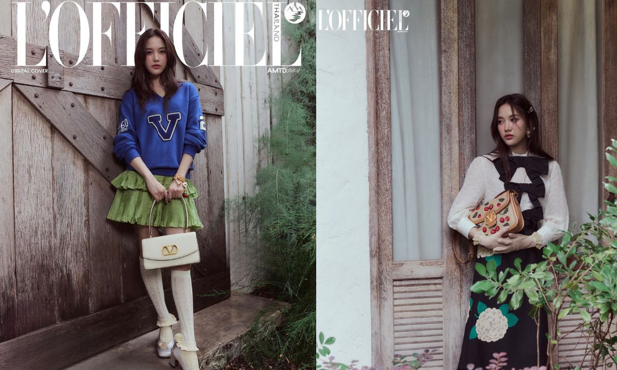 Thai Actress Freen Sarocha Shines in Valentino Fall 2025 Collection in L'Officiel Thailand Feature