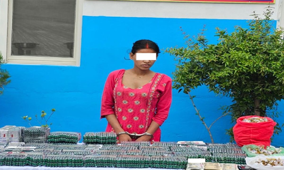 Young Woman Caught with Huge Drug Stock in Kathmandu
