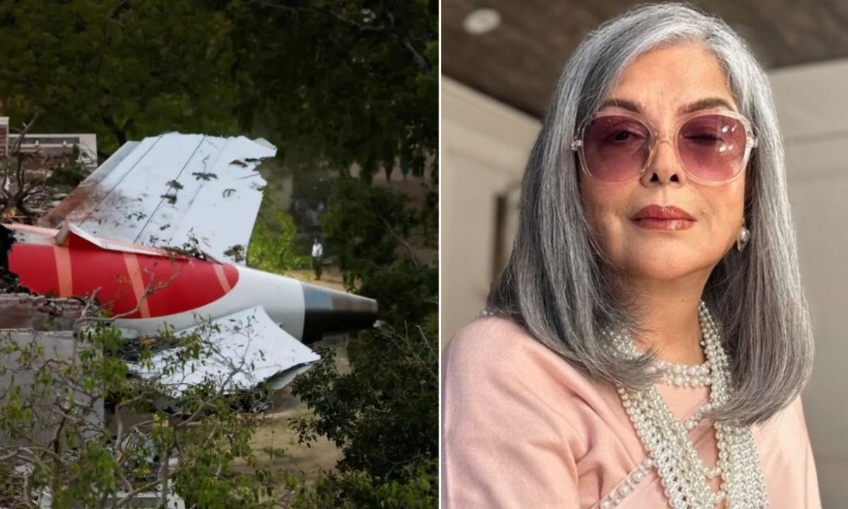 Zeenat Aman Gets Emotional on Air India Flight After Ahmedabad Plane Crash