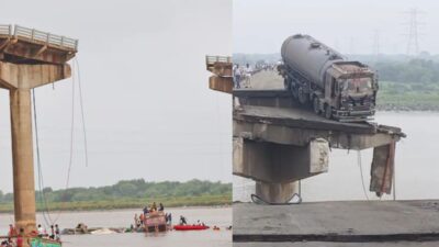 9 killed as bridge collapses in Gujarat, vehicles fall into river