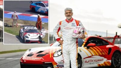 Ajith Kumar wins hearts after car crash at GT4 European Series in Italy