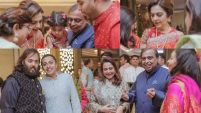 Ambani family steals spotlight at Mudit Dani’s wedding in Mumbai