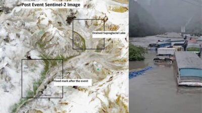 Experts believe Rasuwa flood may have started from a melting glacier lake