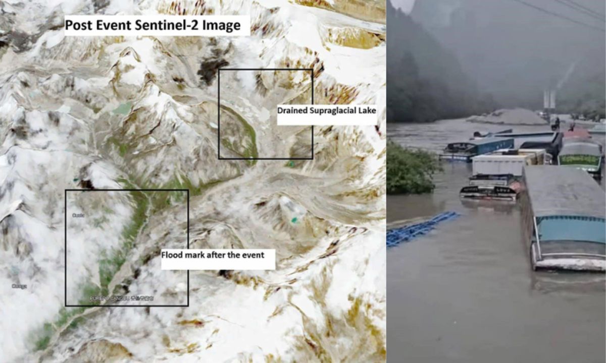 Experts believe Rasuwa flood may have started from a melting glacier lake