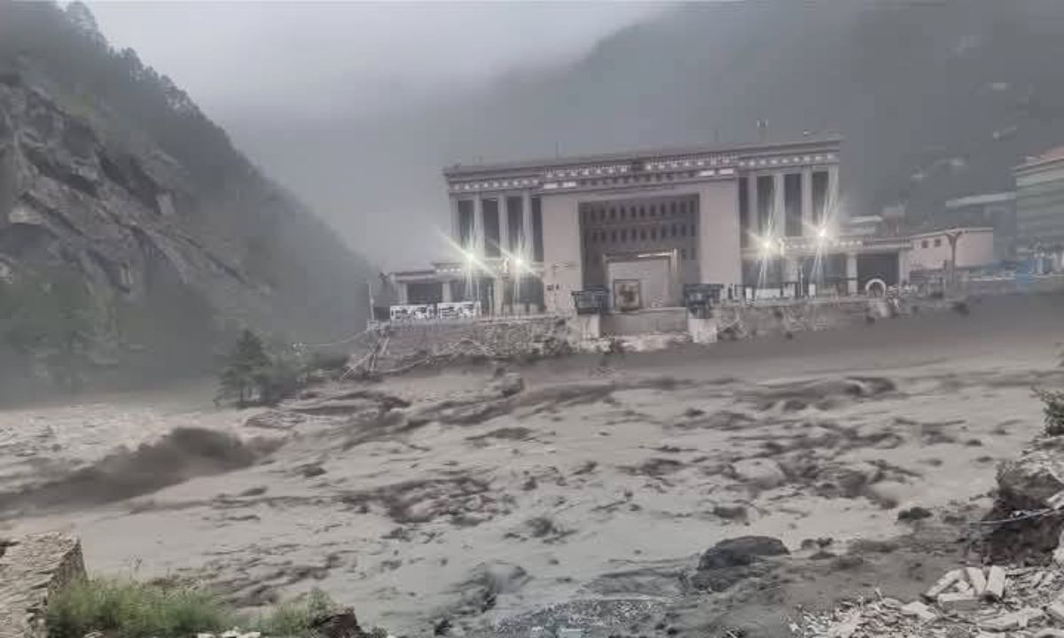 Flash flood damages Rasuwagadhi Hydropower