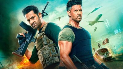 Hrithik Roshan and Jr NTR in War 2 official poster