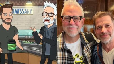 James Gunn and Zack Snyder animated in Rick and Morty cameo scene.