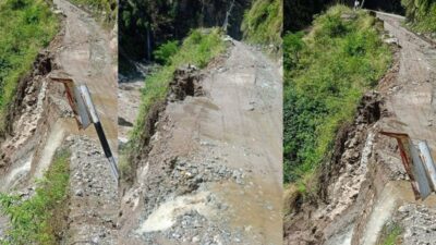 Large Vehicles Banned on Karnali Highway After Road Collapse