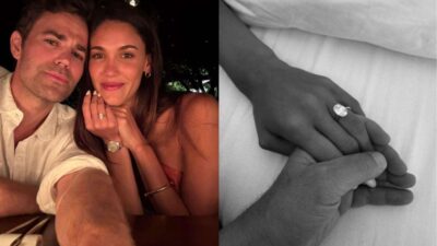 Paul Wesley and Natalie Kuckenburg announce engagement with elegant photo