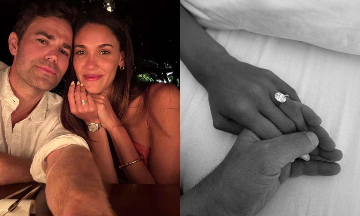 Paul Wesley and Natalie Kuckenburg announce engagement with elegant photo