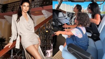 Priyanka Chopra’s daughter Malti dressed as a captain with grandma Denise Jonas