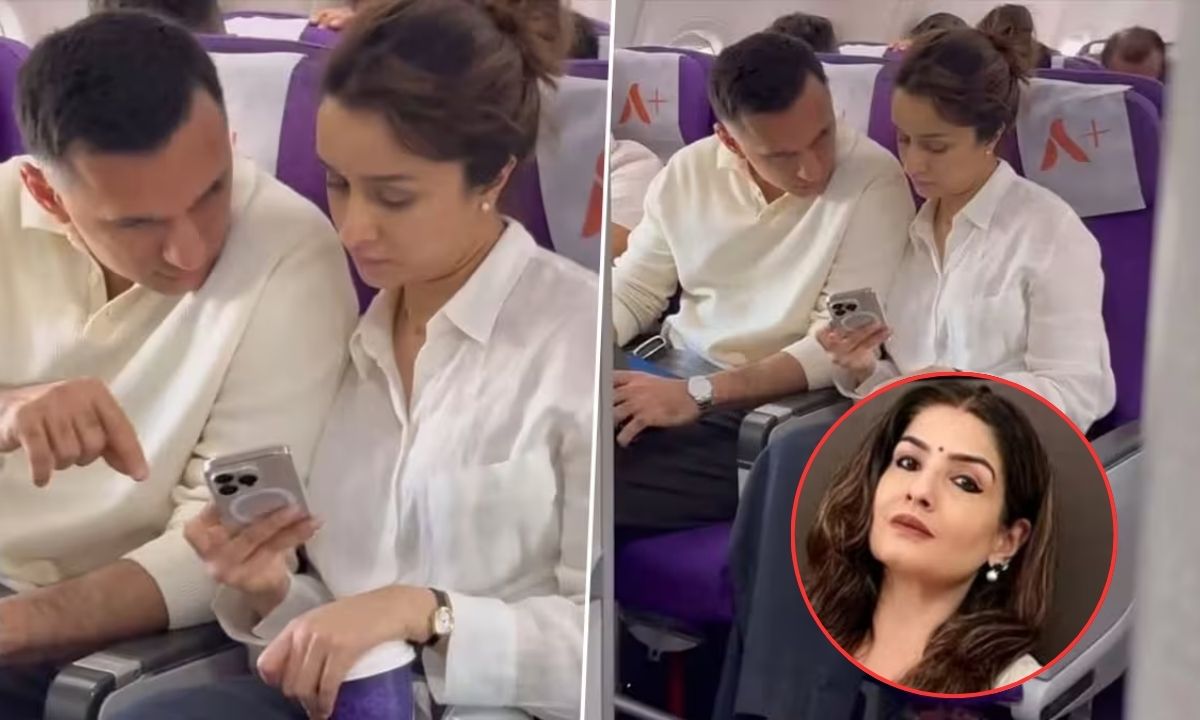 Raveena Tandon slams flight crew for secretly filming Shraddha Kapoor and Rahul Mody: "Consent must be taken, not expected from crew members..."