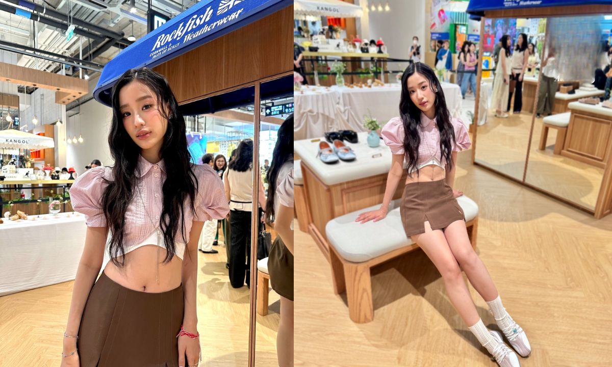 TU Tontawan at Rockfish Weatherwear Thailand store launch at EmSphere.