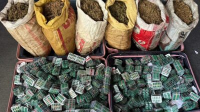 Three arrested for running drug smuggling from rented rooms