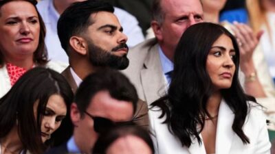 Wimbledon 2025: Virat Kohli, Anushka Sharma attend Djokovic's thrilling match